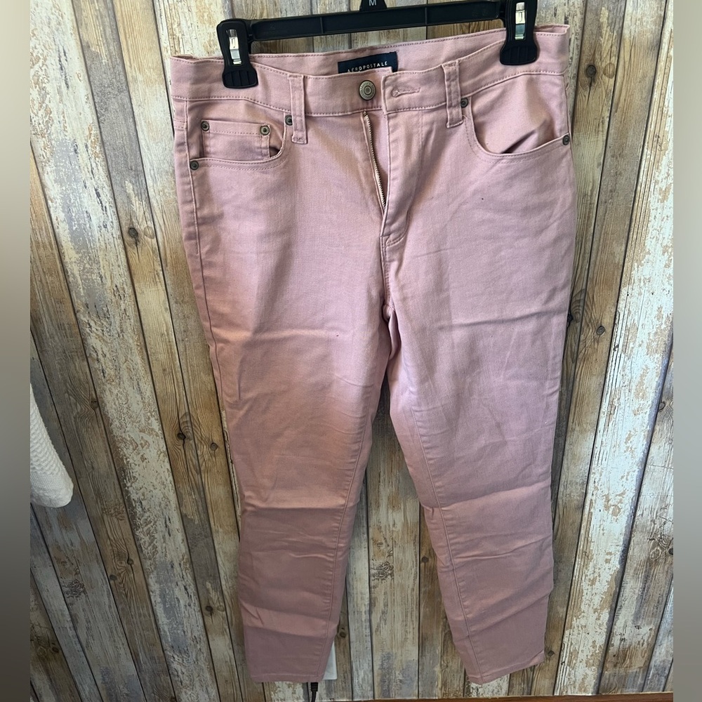 Pink Aeropostale skinny jeans